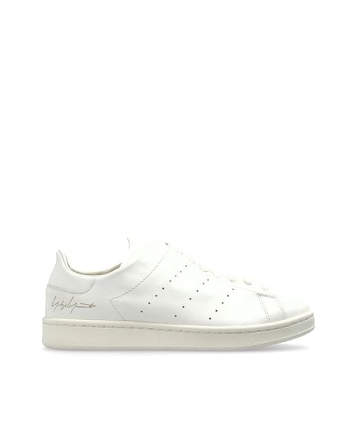 Y-3 White 'Diagonal Stan Smith' Sports Shoes