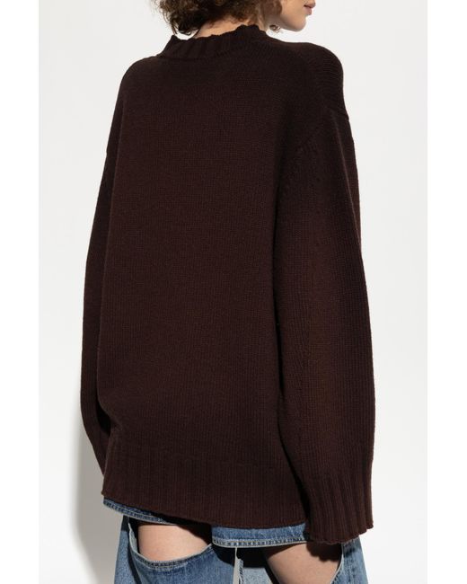 The Attico Black Wool Sweater