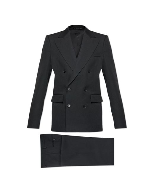 DSquared² Black Wool Suit for men