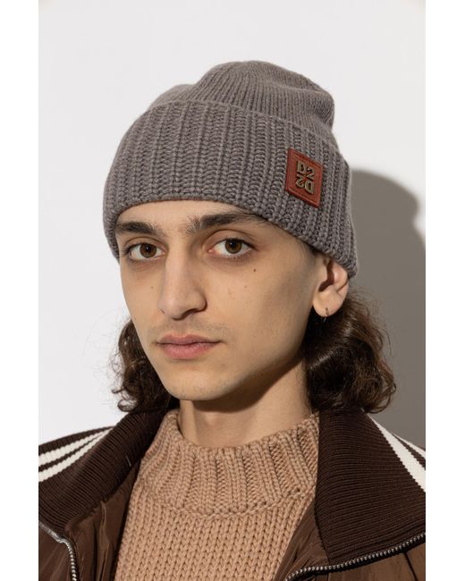 DSquared² Brown Cap With Logo Patch for men