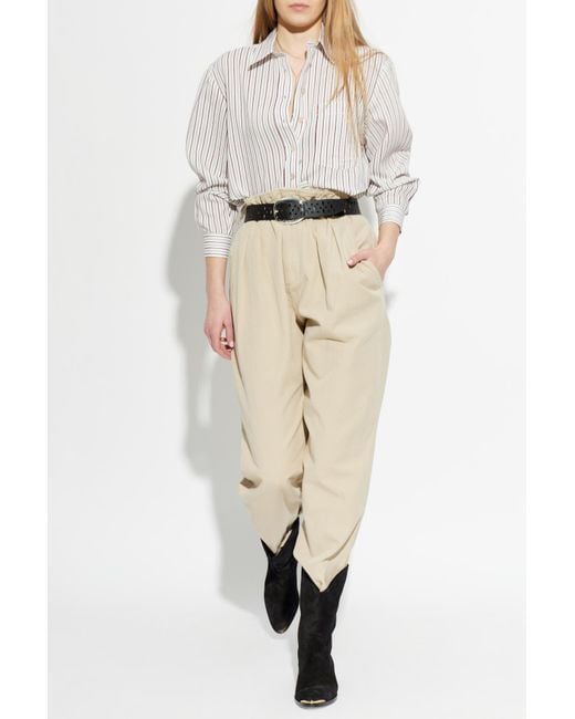 Isabel Marant White "Fleora" Shirt