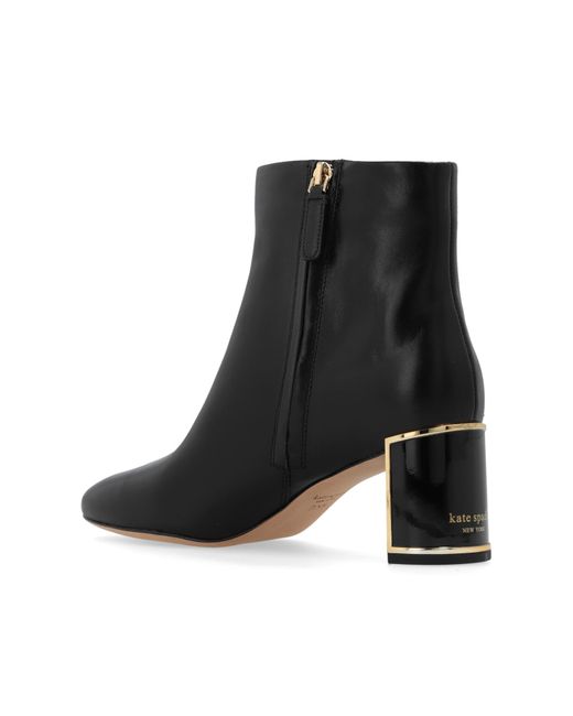 Kate Spade 'merritt' Heeled Ankle Boots in Black Lyst