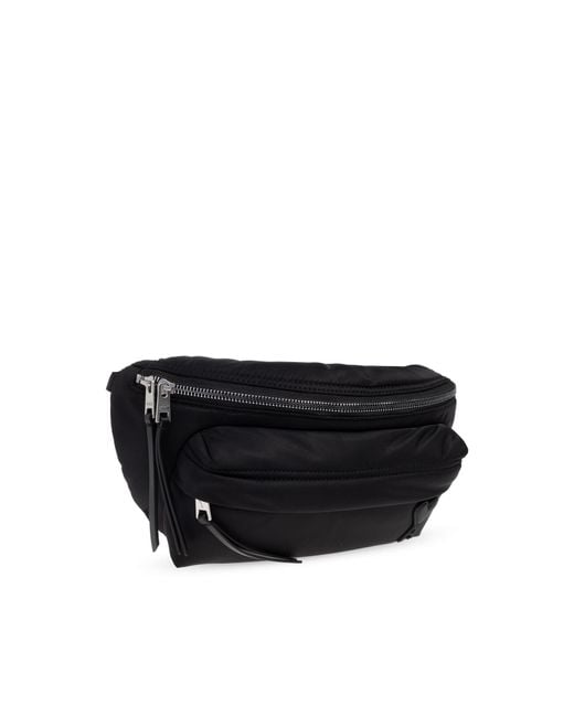 AMI Black Waist Bag