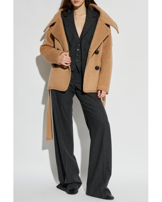 DSquared² Natural Wool Coat