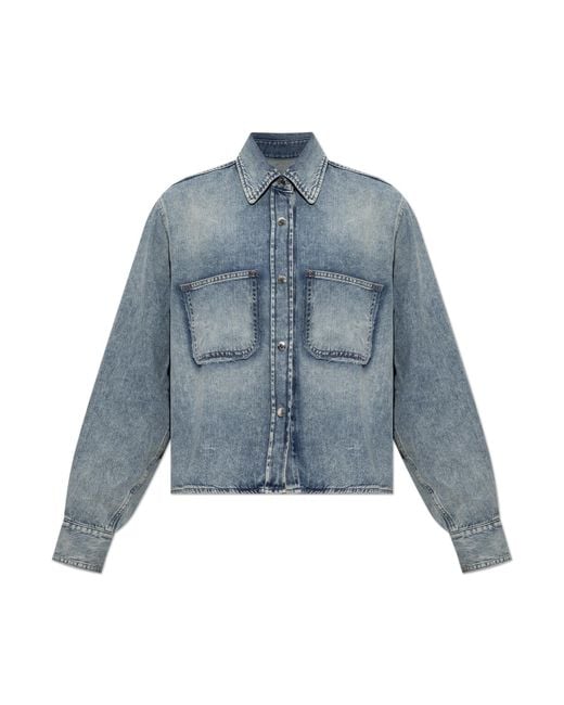 Haikure Blue Denim Shirt "Emma"
