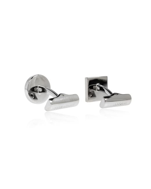 Ferragamo Metallic Cufflinks for men