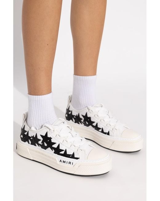 Amiri White Sports Shoes 'Stars Court Low'