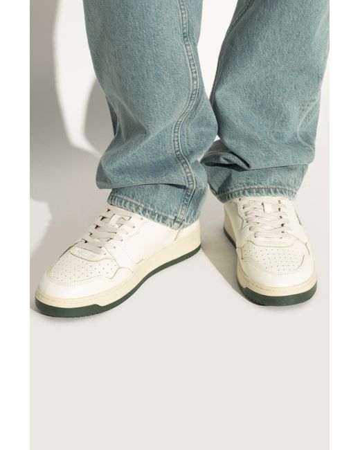 Autry White Sports Shoes "Med.-Way Mid" for men
