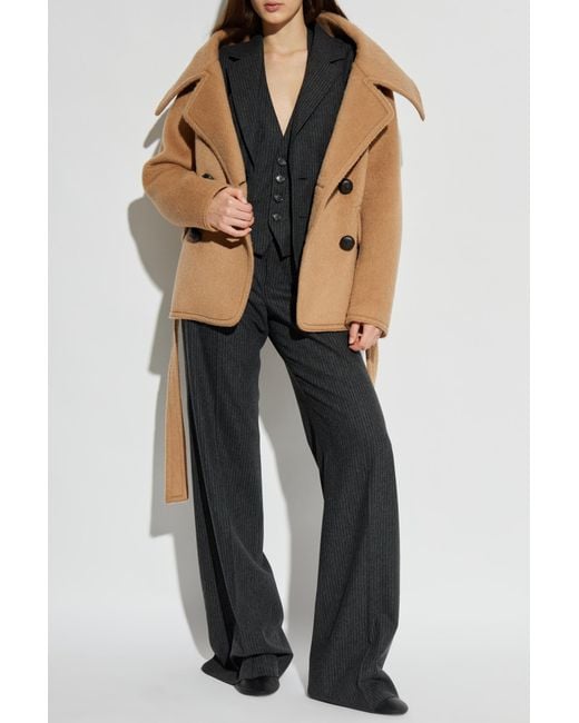 DSquared² Natural Wool Coat