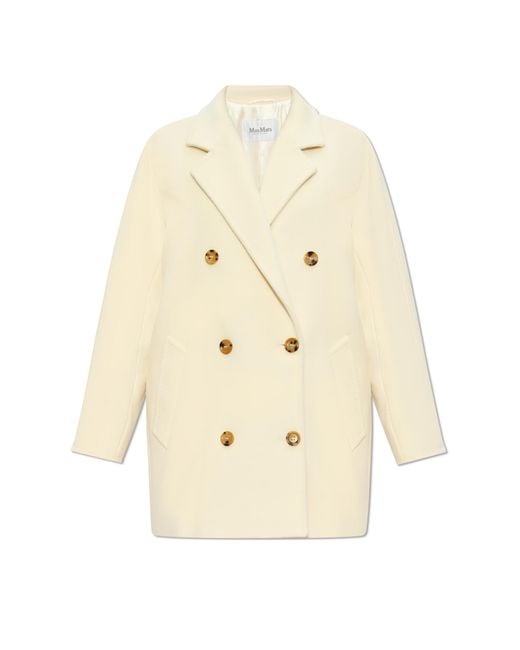 Max Mara Natural Short Coat 'Rebus'