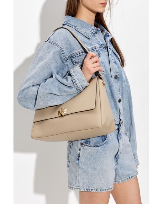 Tory Burch Natural Bag 'Charlie Large'