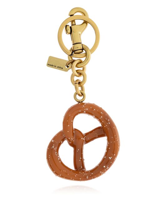 COACH Metallic Keychain With Charm