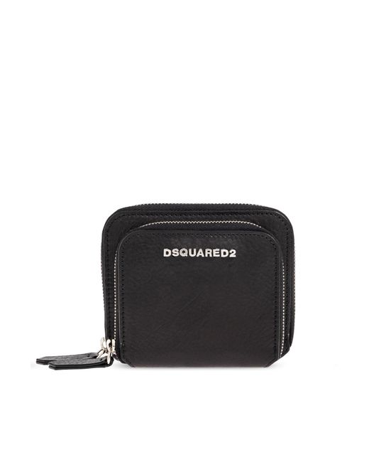 DSquared² Black Wallet With Logo