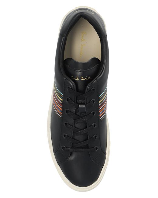 Paul Smith Black Leather Sneakers, for men