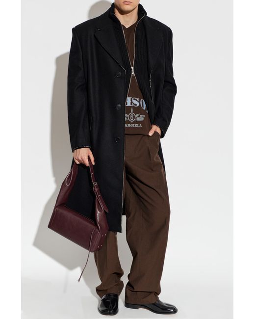 MM6 by Maison Margiela Brown T-Shirt With Print for men