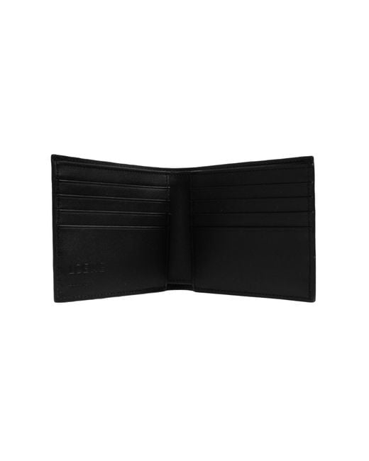 Loewe Black Leather Wallet for men