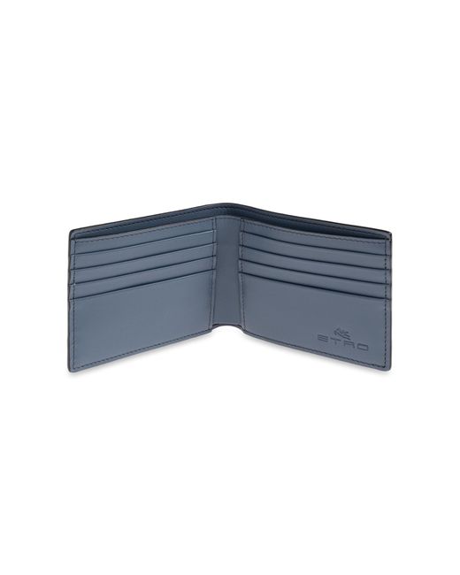 Etro Gray Wallet With Logo for men