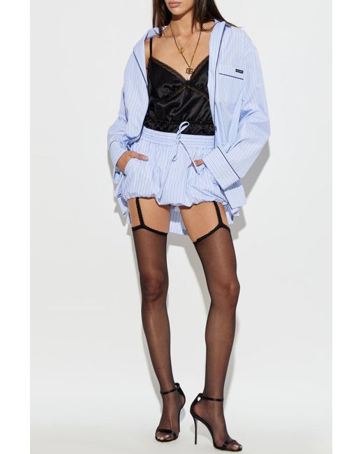 Dolce & Gabbana Black Lace Bodysuit