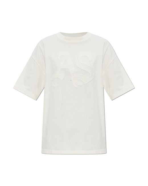 AllSaints White T-Shirt "Insignia"