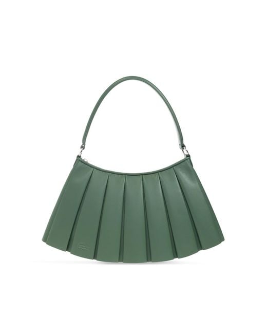 LACOSTE RUNWAY Green Shoulder Bag