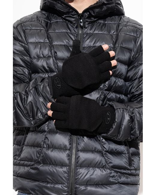 DIESEL Black Gloves 'K-Cody-B'