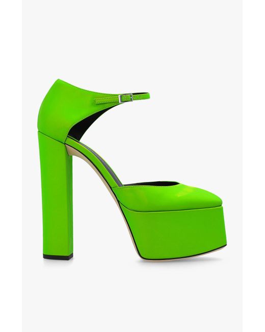 Giuseppe Zanotti 'new York' Platform Shoes in Green | Lyst UK