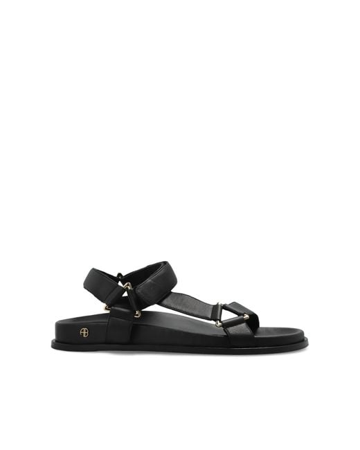 Anine Bing Black 'Jess' Sandals