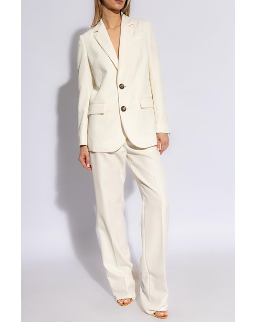 DSquared² White Wool-blend Suit,