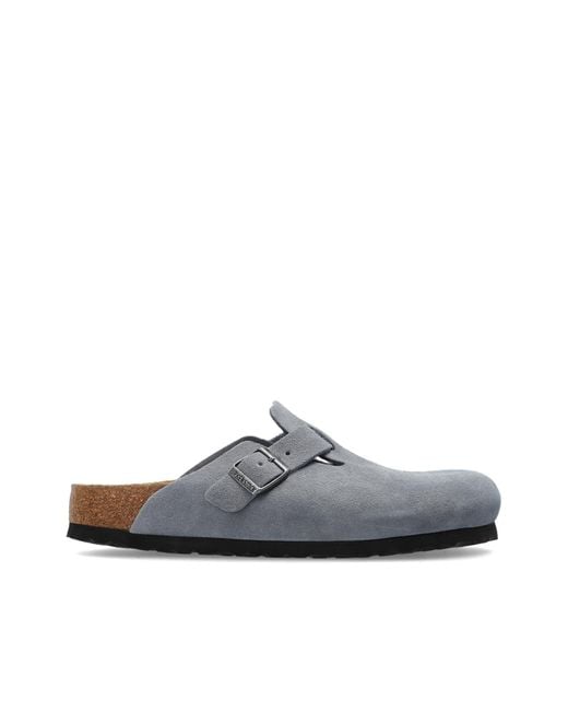 Birkenstock White 'Boston' Clogs