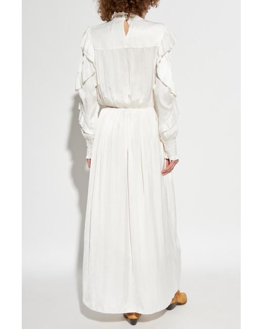Isabel Marant Dress Sharlene in White | Lyst UK