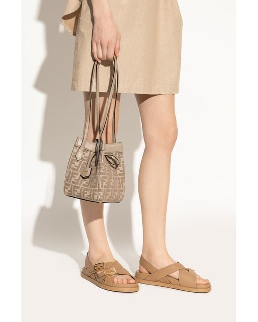 Fendi Natural Handbag Origami Mini
