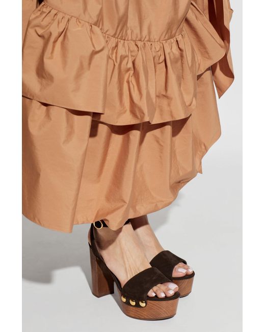Gianvito Rossi White Platform Sandals 'Ardéa'
