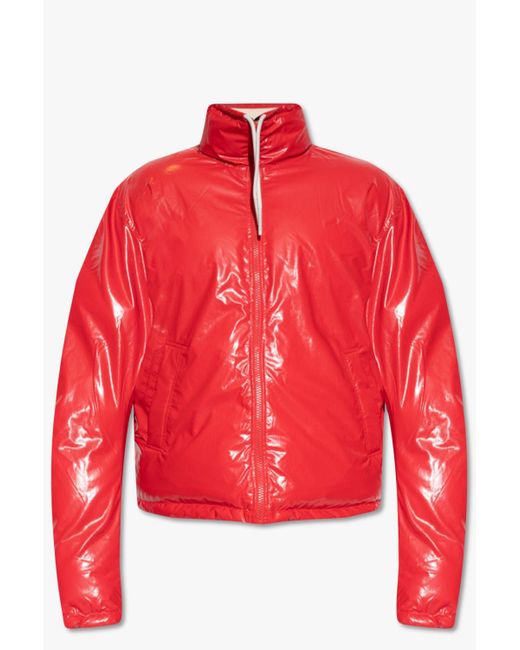DIESEL Red 'w-jupiter' Reversible Jacket