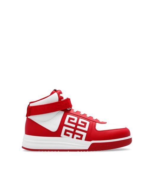 Givenchy Red High-top Sneakers for men