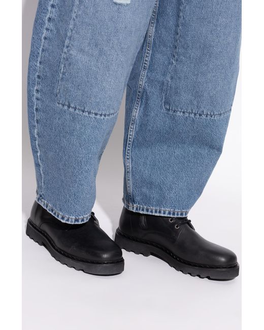 AllSaints Black 'Skiff' Ankle Boots for men