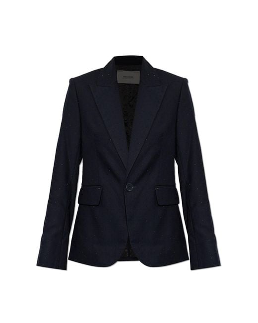 Zadig & Voltaire Blue Blazer 'Vavy'