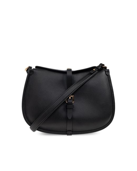 Etro Black Leather Shoulder Bag
