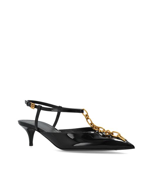 Balmain White Heeled Shoes 'Sync'