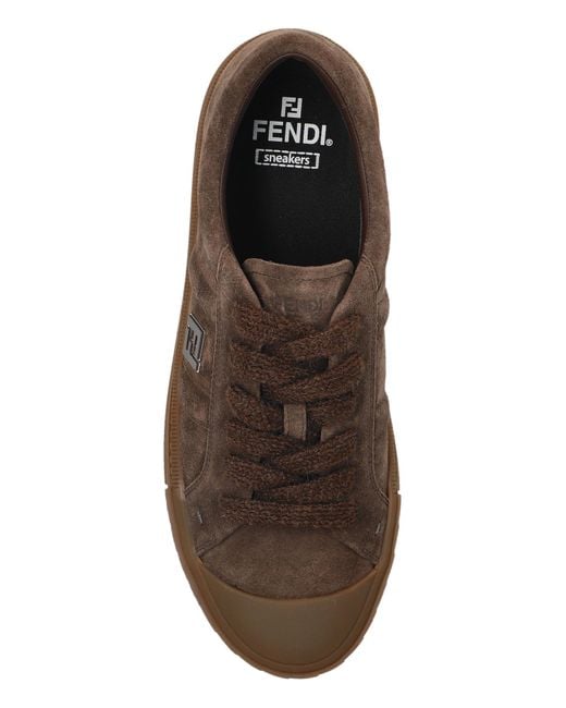 Fendi Men's Black Domino Sports Shoes