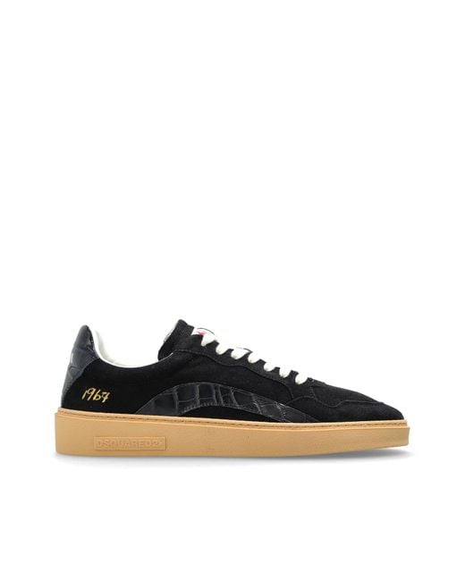 DSquared² Black 'Rider' Sports Shoes for men