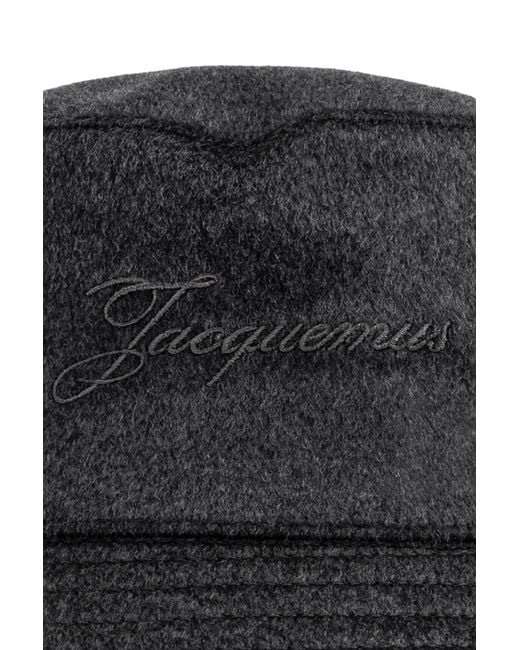 Jacquemus Black Wool Hat 'Cachemiro'