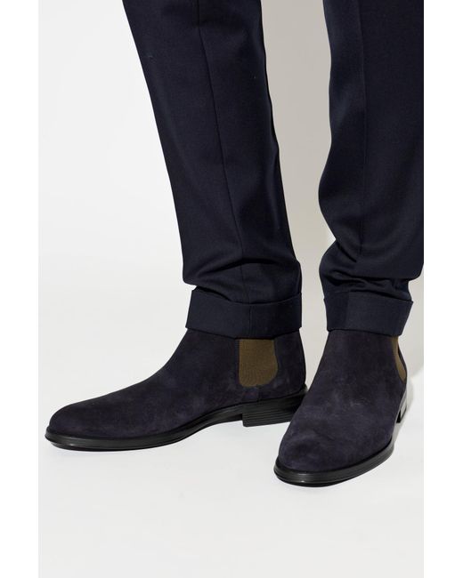 Paul Smith Blue Boots 'Augustus' for men