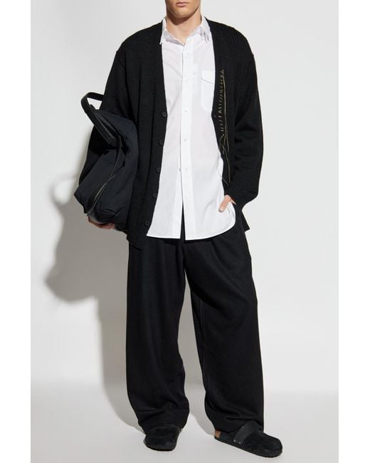 Yohji Yamamoto White Shirt With Pocket for men