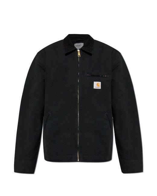 Carhartt Black Jacket With Logo for men