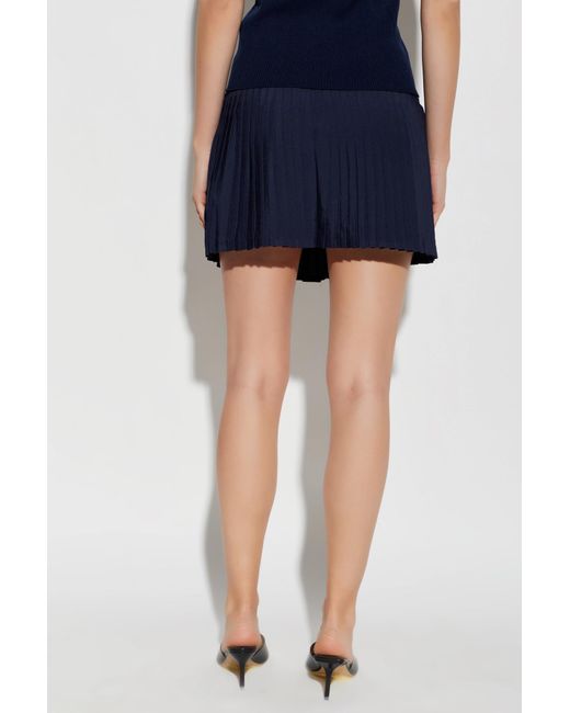 MICHAEL Michael Kors Blue Pleated Skort