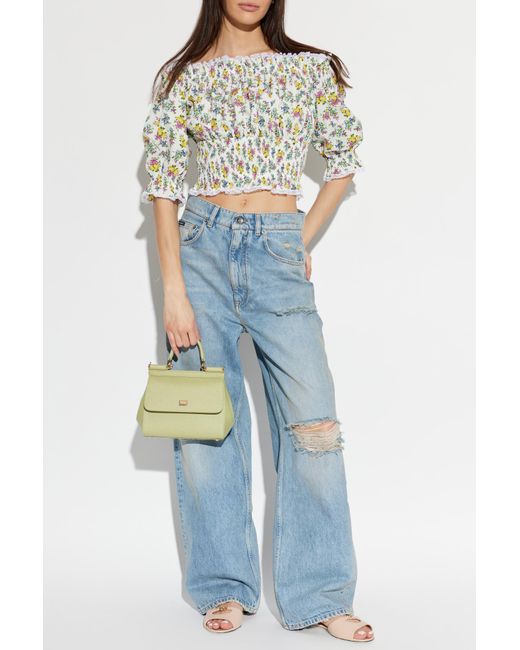 Dolce & Gabbana Blue Jeans With 'Vintage' Effect