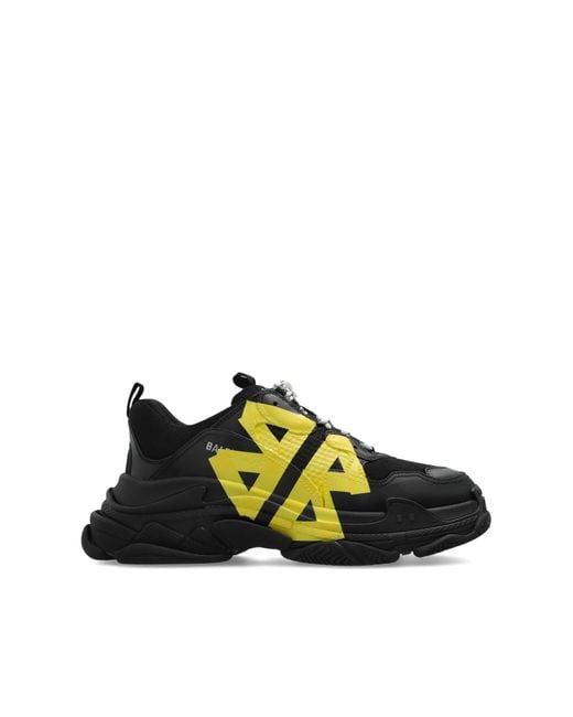 Balenciaga Green Triple S Sneakers for men