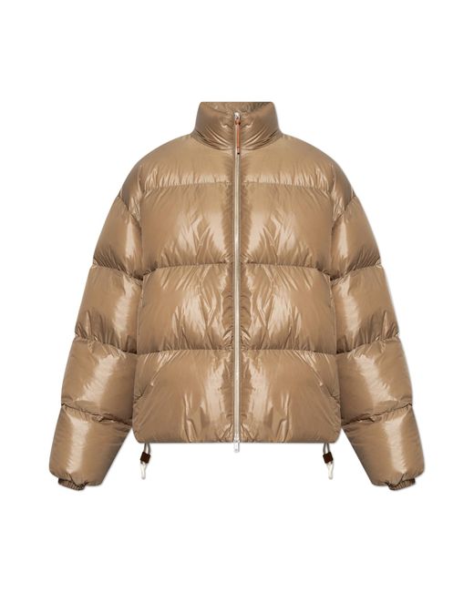 Jil Sander Natural Down Jacket With Hood for men