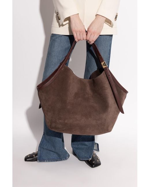 Kate Spade Brown "Deco Tulip" Shopper Bag