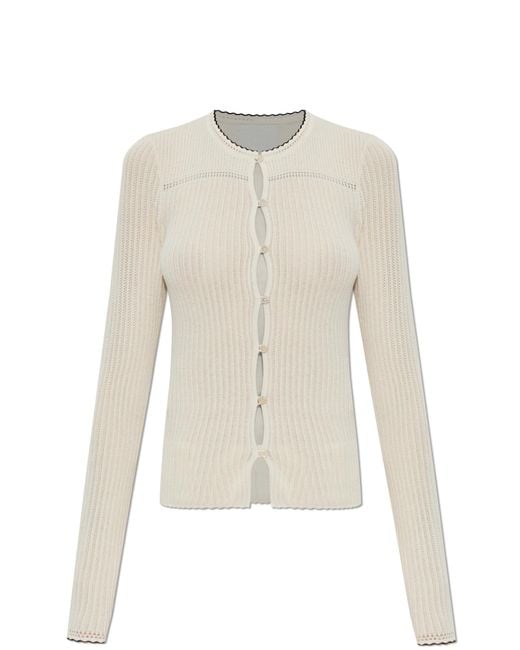 Isabel Marant White Cardigan 'Siofra'